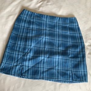 Blue Shein Miniskirt